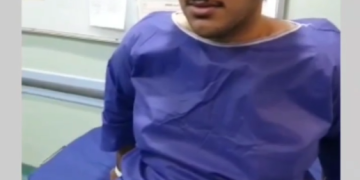 عملية تكميم المعدة لمريض من عمان وزنه 120 كيلو جرام بواسطة دكتور موسوي طهران